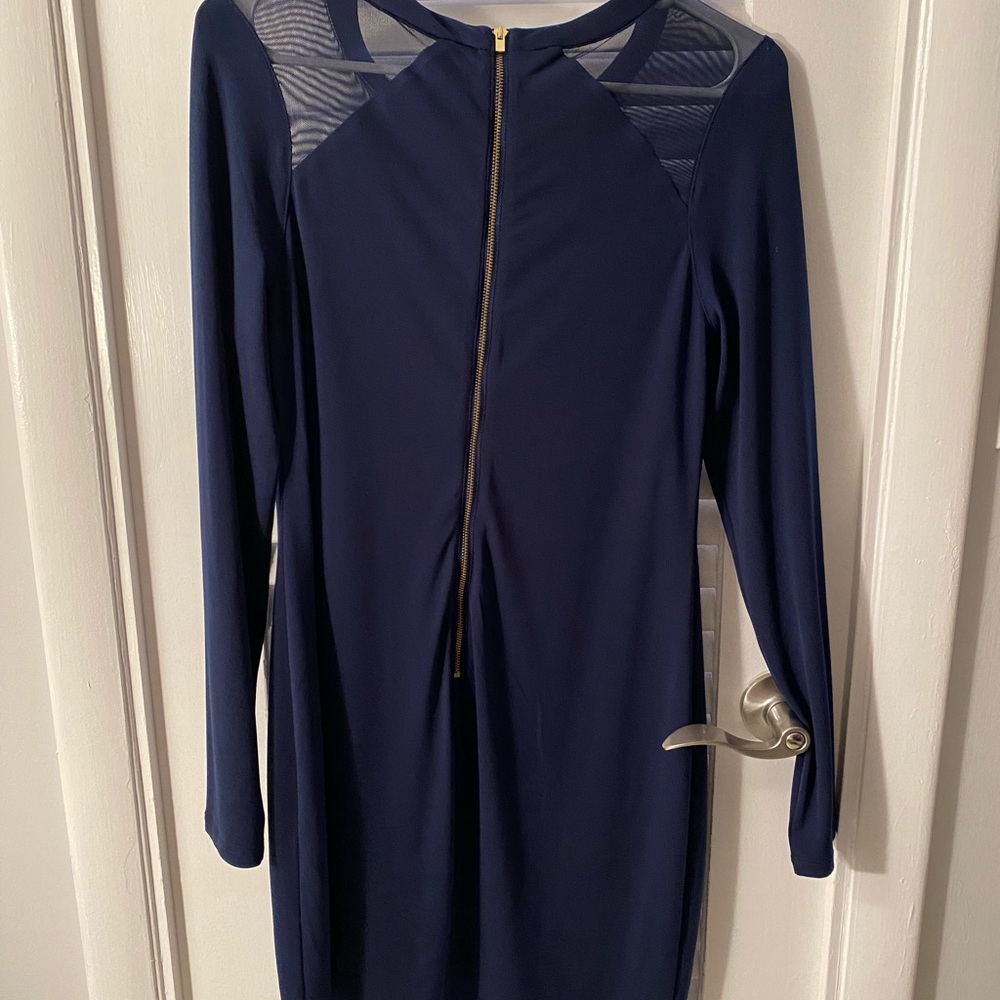 Navy bodycon express dress in size medium